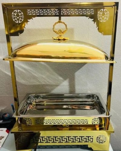 Golden Chafing Dishes