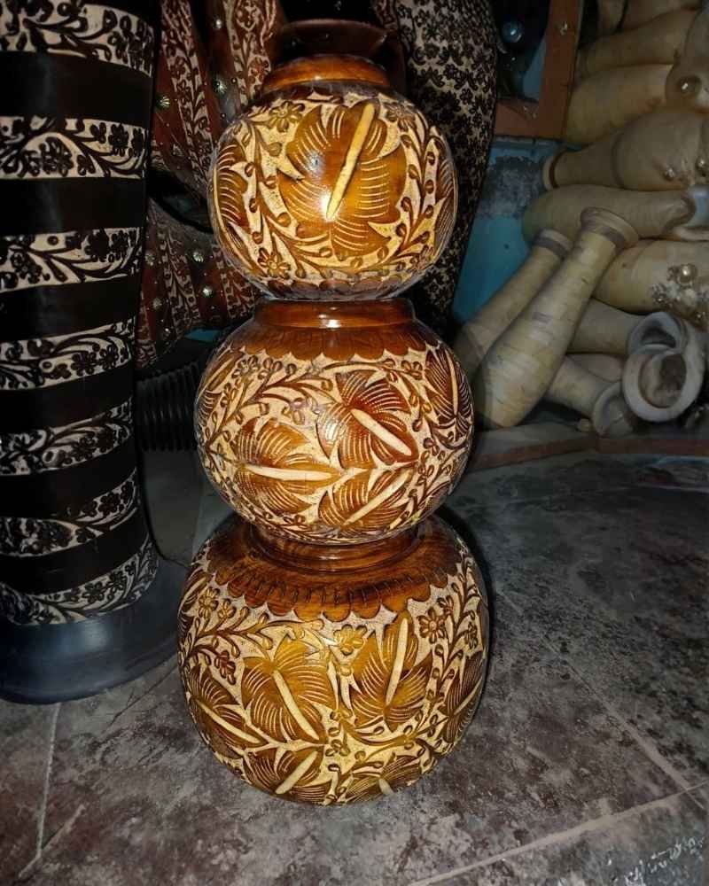 Wooden Matka Pot