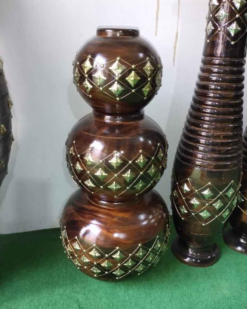 Wooden Matka Pot